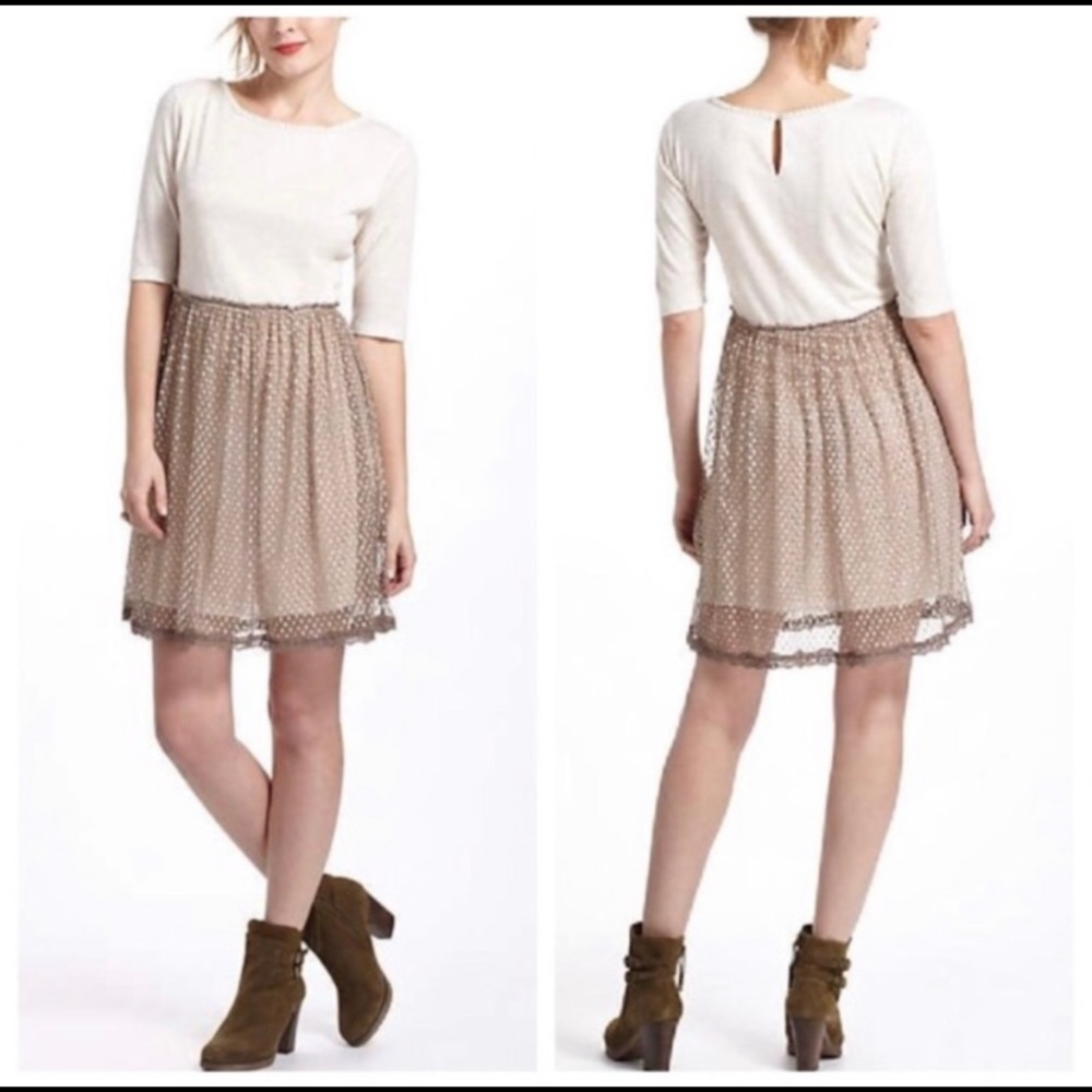 Anthropologie Lili’s Closet Agnes Dot Dress XS